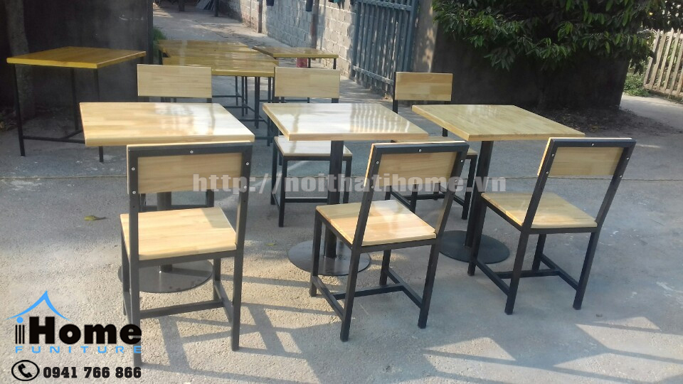 bàn ghế cafe đẹp, giá rẻ tại hải phòng